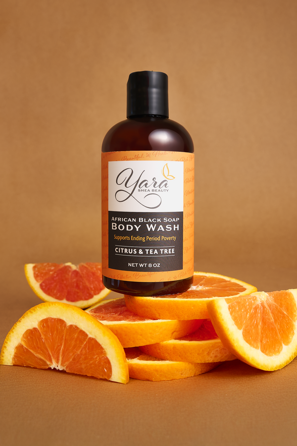 African Black Soap Body Wash Citrus