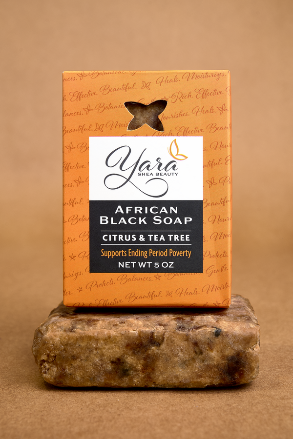 African Black Soap Bar Citrus