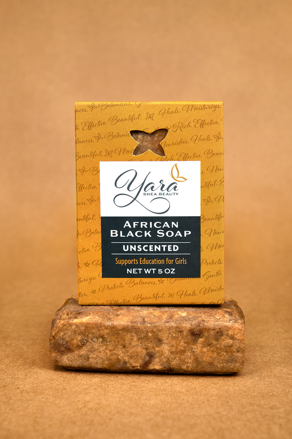 African Black Soap Bar Unscented