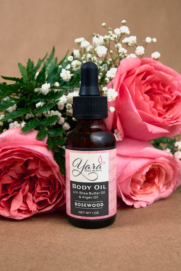 Shea Butter Body Oil – Rose
